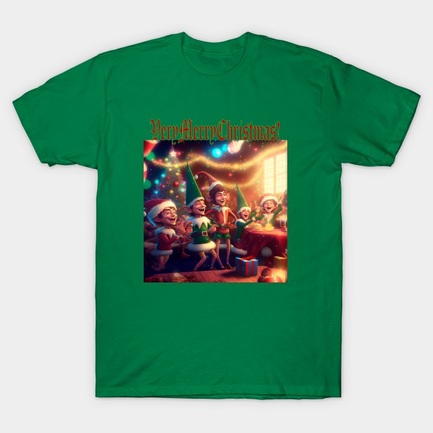 Very Merry Christmas T-Shirt by enyeniarts